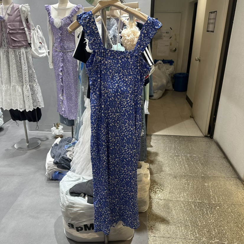 PLATFORM-L直郵韓國代購㊣女裝新款熱賣推薦人氣連衣裙復古PLATFORM連衣裙