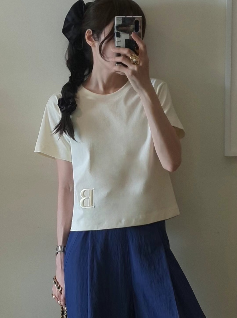 GENTLE B直郵韓國代購㊣女裝新款時尚熱賣推薦25春夏人氣T恤GENTLE BT恤圖色3
