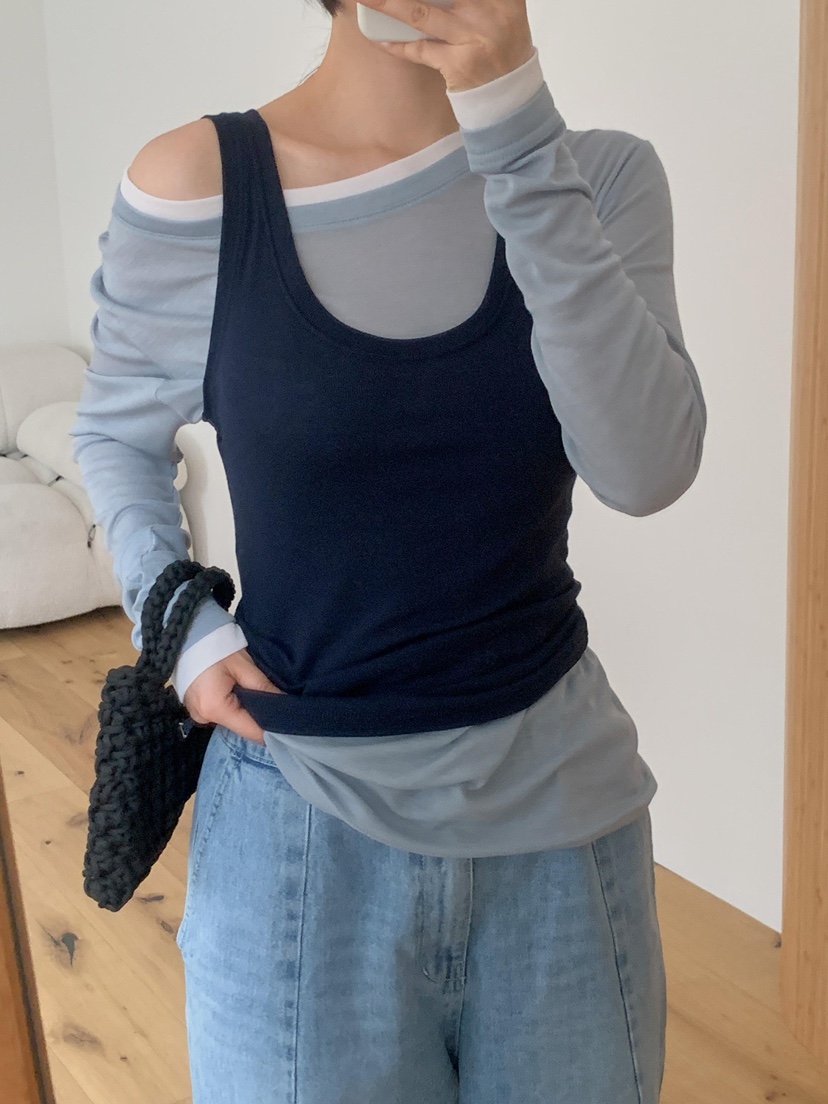CM韓國直郵女裝新款熱賣職業時尚推薦人氣吊帶背心不含內搭CM吊帶/背心