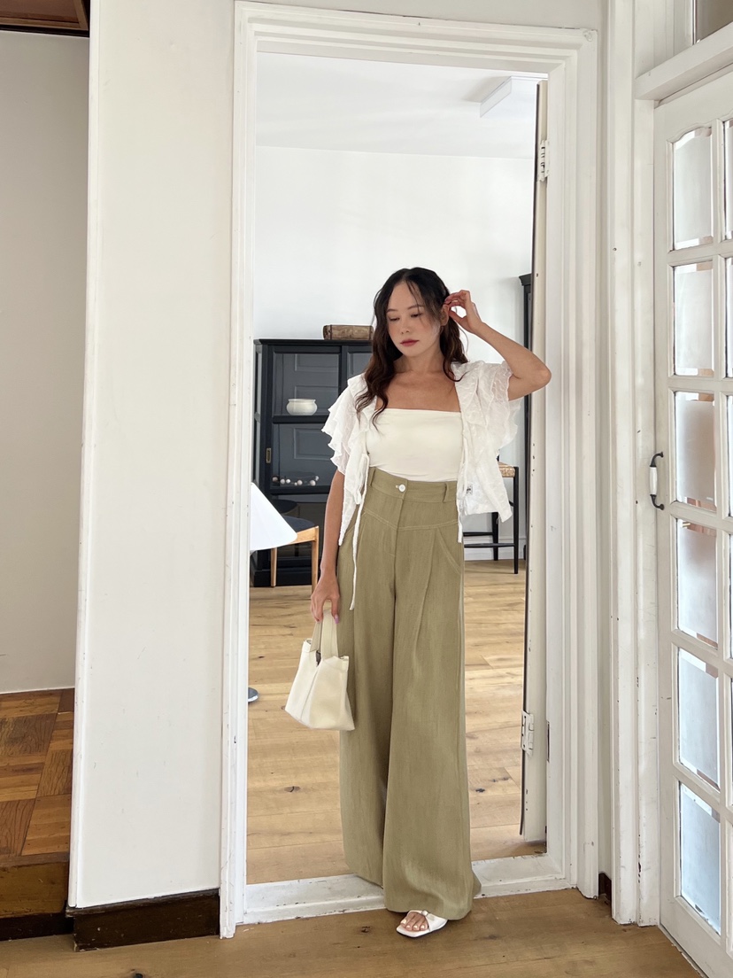 BOLD韓國代購女裝新品人氣休閑時尚25春夏職業熱賣推薦休閑褲BOLD休閑褲