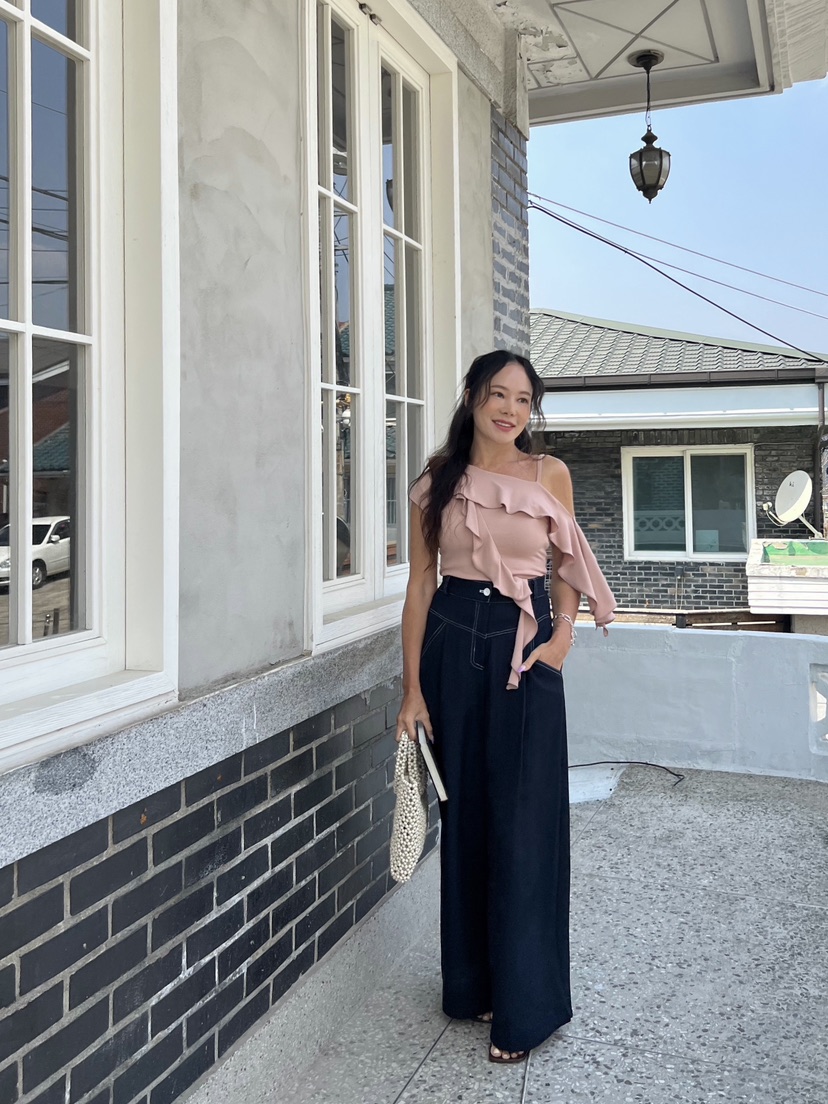 BOLD韓國代購女裝新品人氣休閑時尚25春夏職業熱賣推薦休閑褲BOLD休閑褲