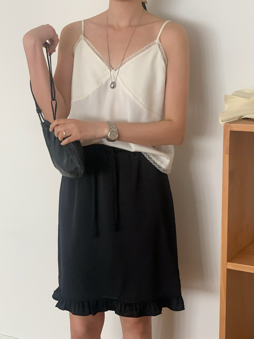 SORBET東大門直郵女士新款職業真品休閑熱賣人氣時尚吊帶背心SORBET/flat white吊帶/背心