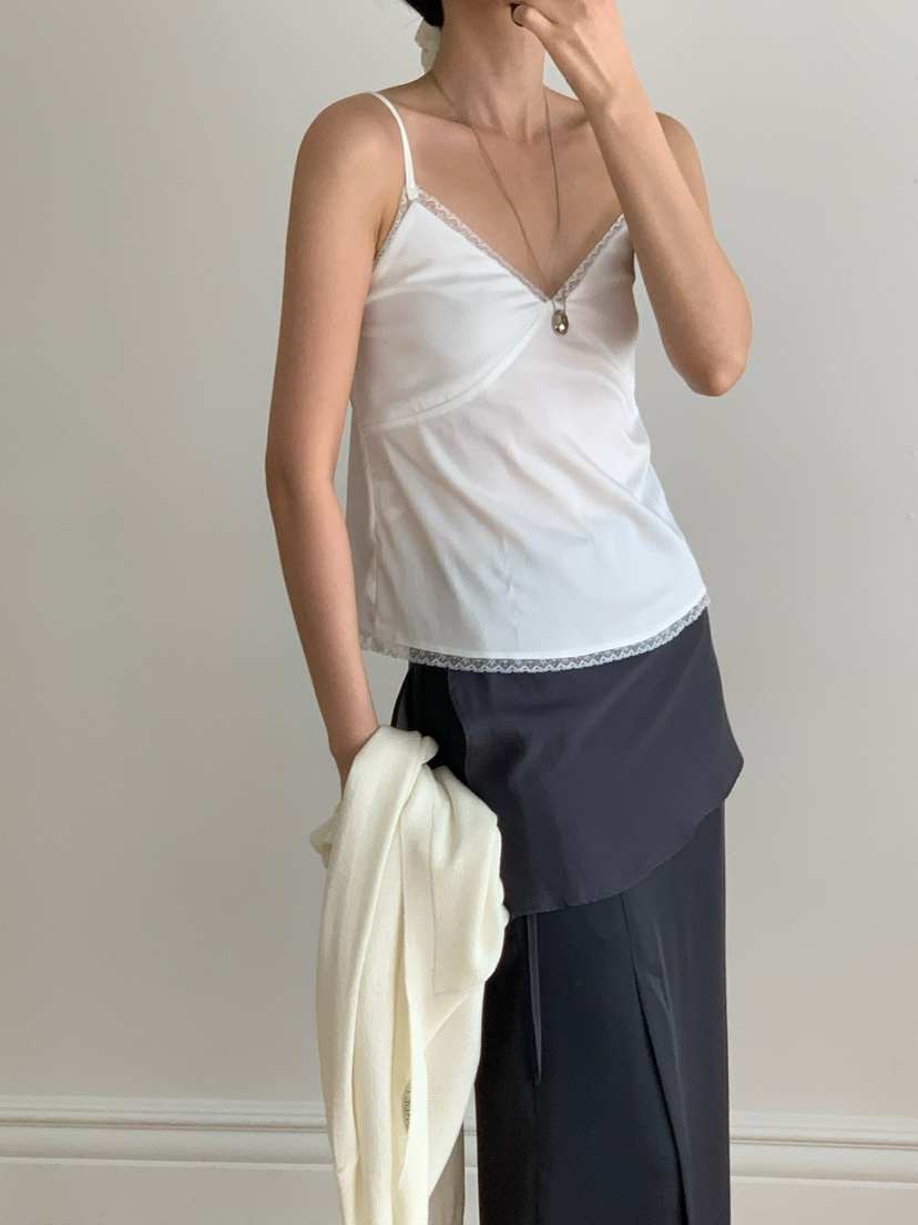 SORBET東大門直郵女士新款職業真品休閑熱賣人氣時尚吊帶背心SORBET/flat white吊帶/背心