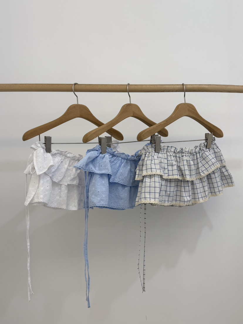 BY CHAPTER韓國代購女士新款25春夏休閑真品熱賣短裙不含內搭Chapter短裙