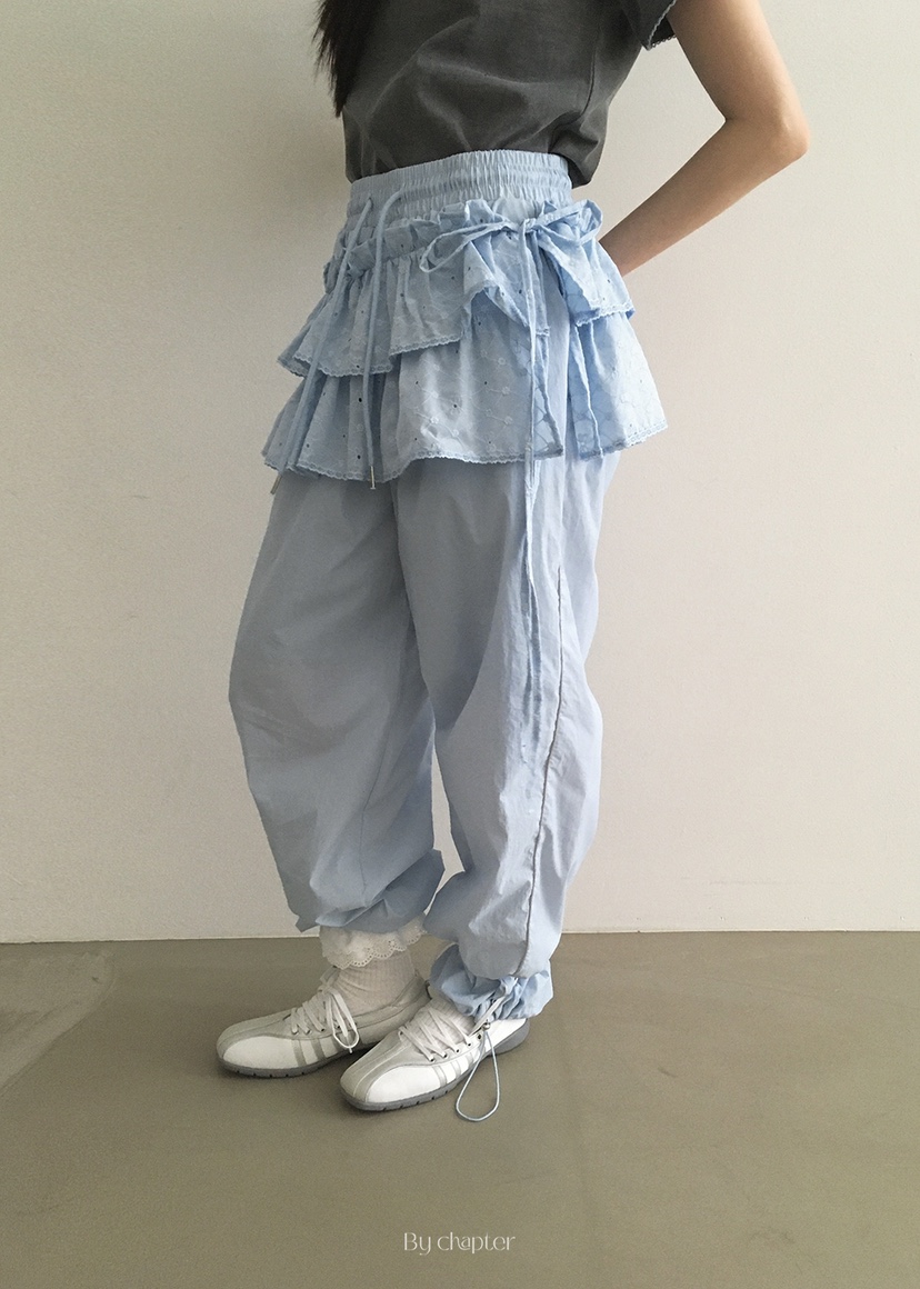 BY CHAPTER韓國代購女士新款25春夏休閑真品熱賣短裙不含內搭Chapter短裙