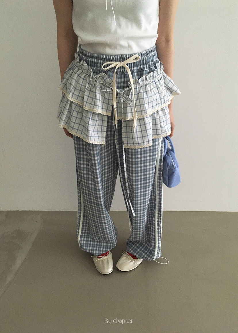 BY CHAPTER韓國代購女士新款25春夏休閑真品熱賣短裙不含內搭Chapter短裙