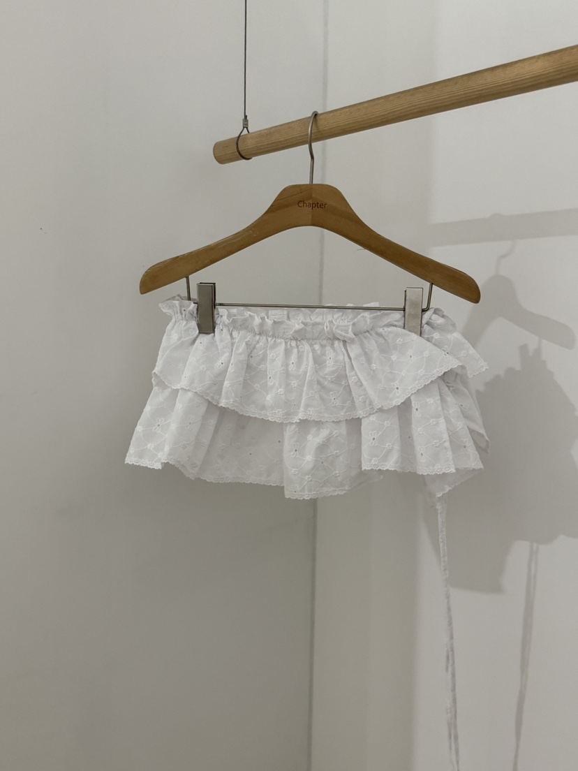 BY CHAPTER韓國代購女士新款25春夏休閑真品熱賣短裙不含內搭Chapter短裙圖色1