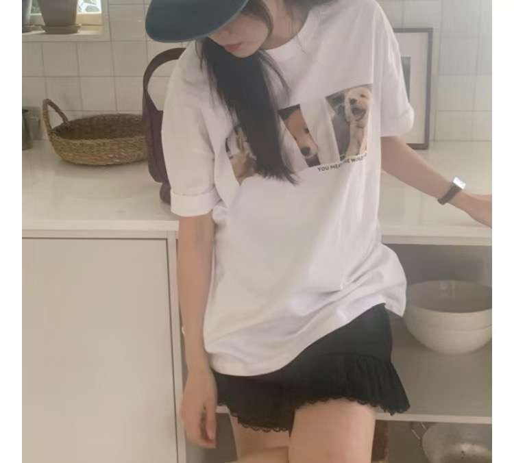RAY_COMPANY東大門直郵女士新款25春夏時尚熱賣休閑真品T恤RAY_COMPANYT恤
