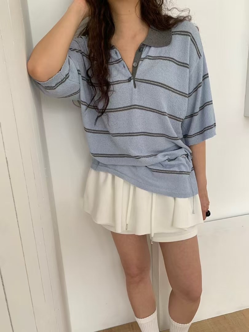 MONMOUTH韓國代購女裝新款真品休閑人氣推薦25春夏時尚針織衫MONMOUTH針織衫
