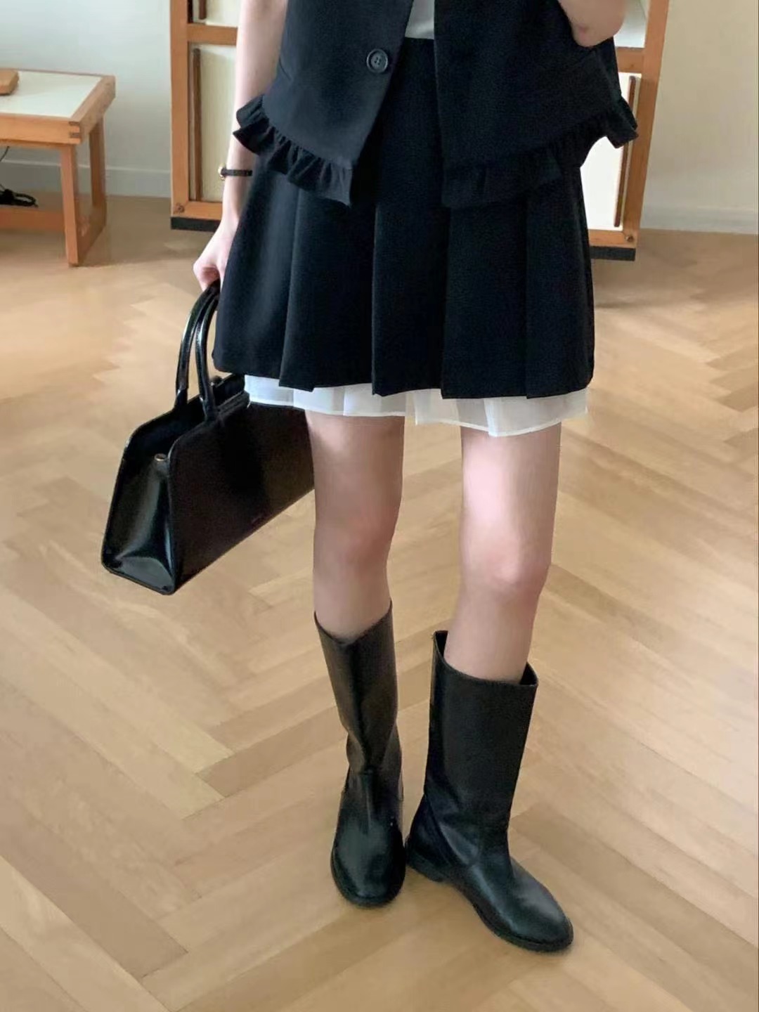 SALT.B韓國直郵女裝新款人氣熱賣時尚休閑真品推薦25春夏短裙SALT.B短裙