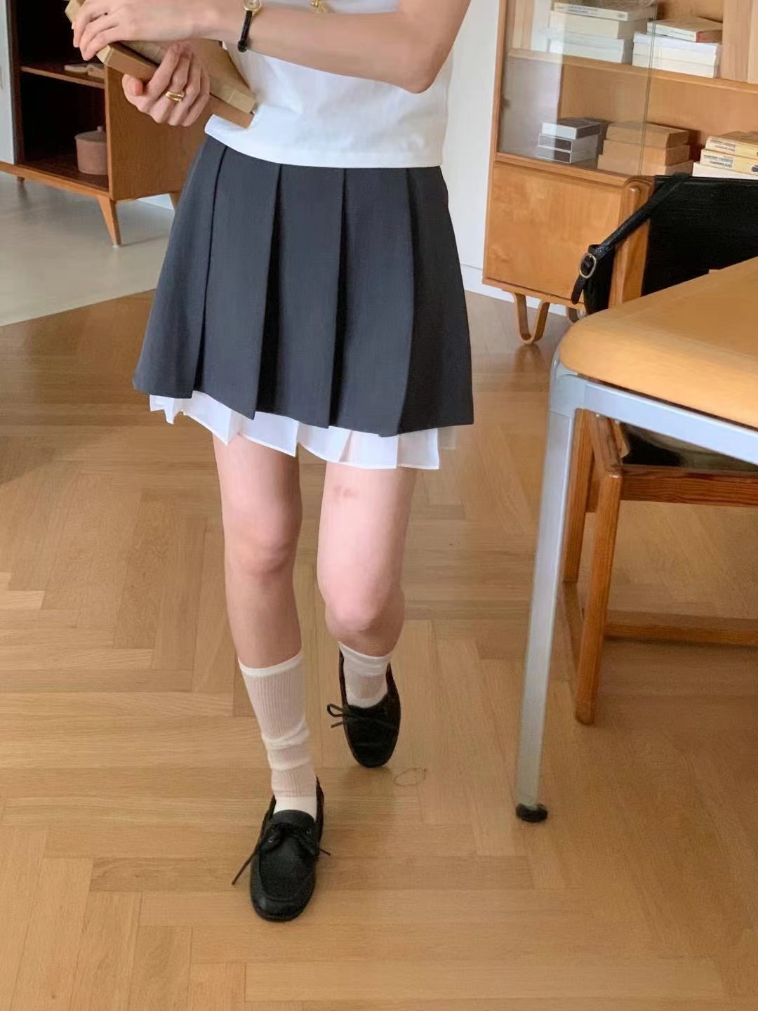 SALT.B韓國直郵女裝新款人氣熱賣時尚休閑真品推薦25春夏短裙SALT.B短裙