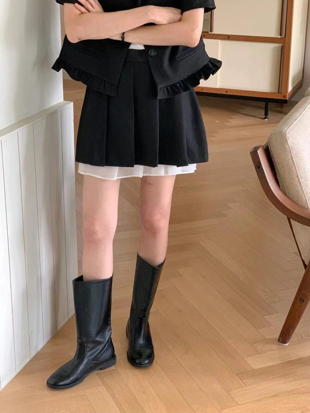 SALT.B韓國直郵女裝新款人氣熱賣時尚休閑真品推薦25春夏短裙SALT.B短裙