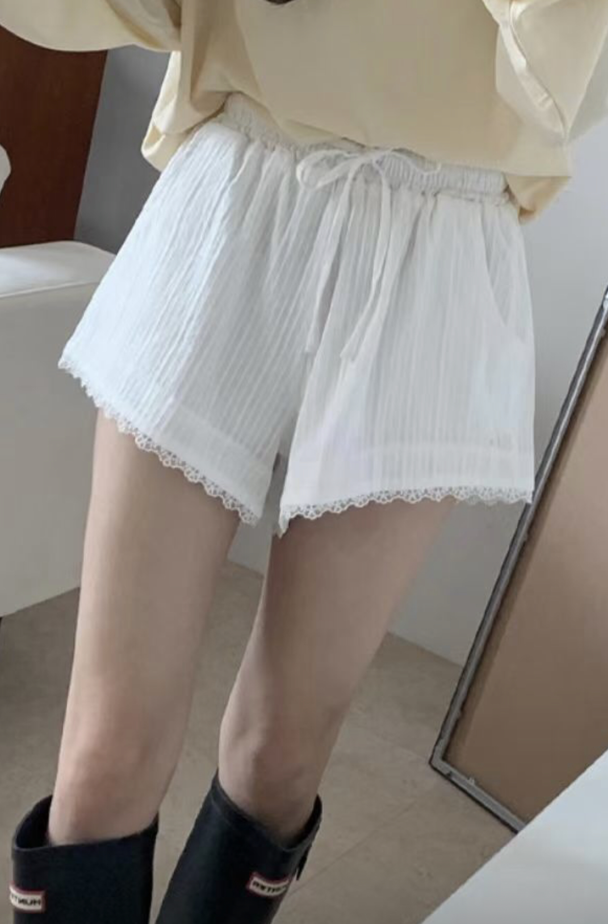 WEARME東大門代購女士新品時尚真品休閑推薦熱賣人氣25春夏短褲WEARME短褲圖色2