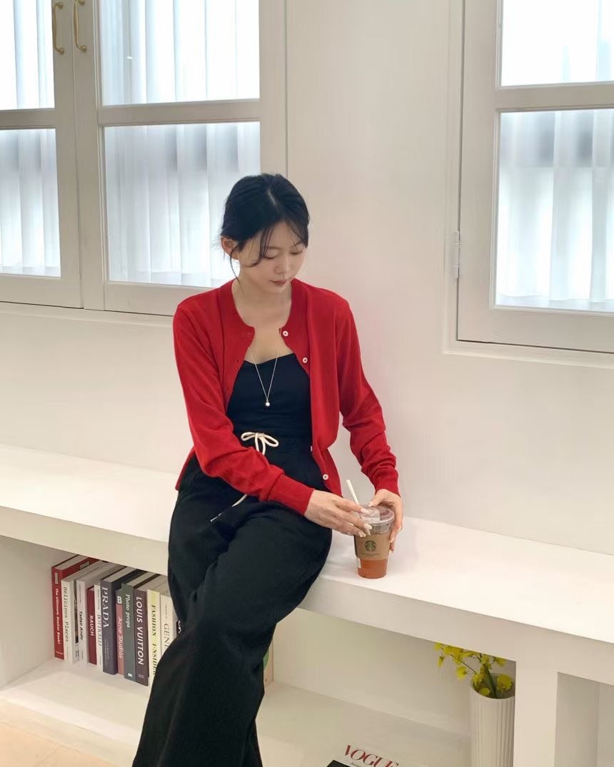 WEARME韓國代購女裝新款真品休閑人氣時尚職業推薦針織衫柔軟WEARME針織衫