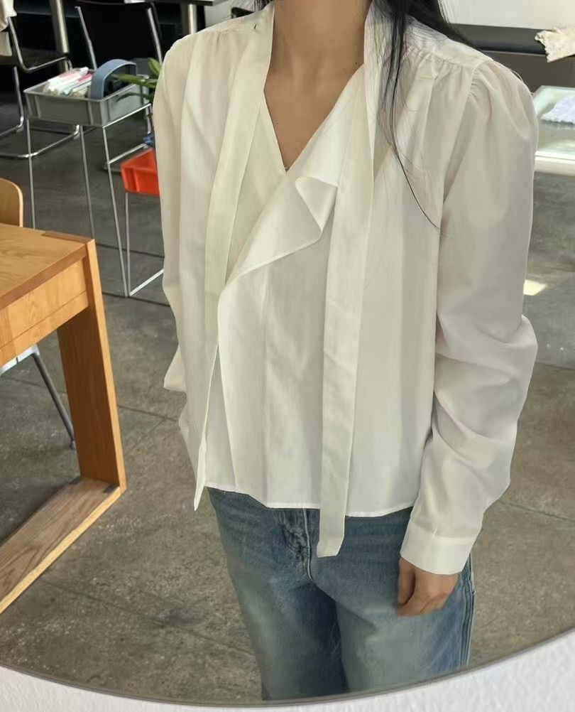 RAY_COMPANY東大門直郵女裝新款時尚真品推薦襯衫蕾絲衫蝴蝶結RAY_COMPANY襯衫/蕾絲衫