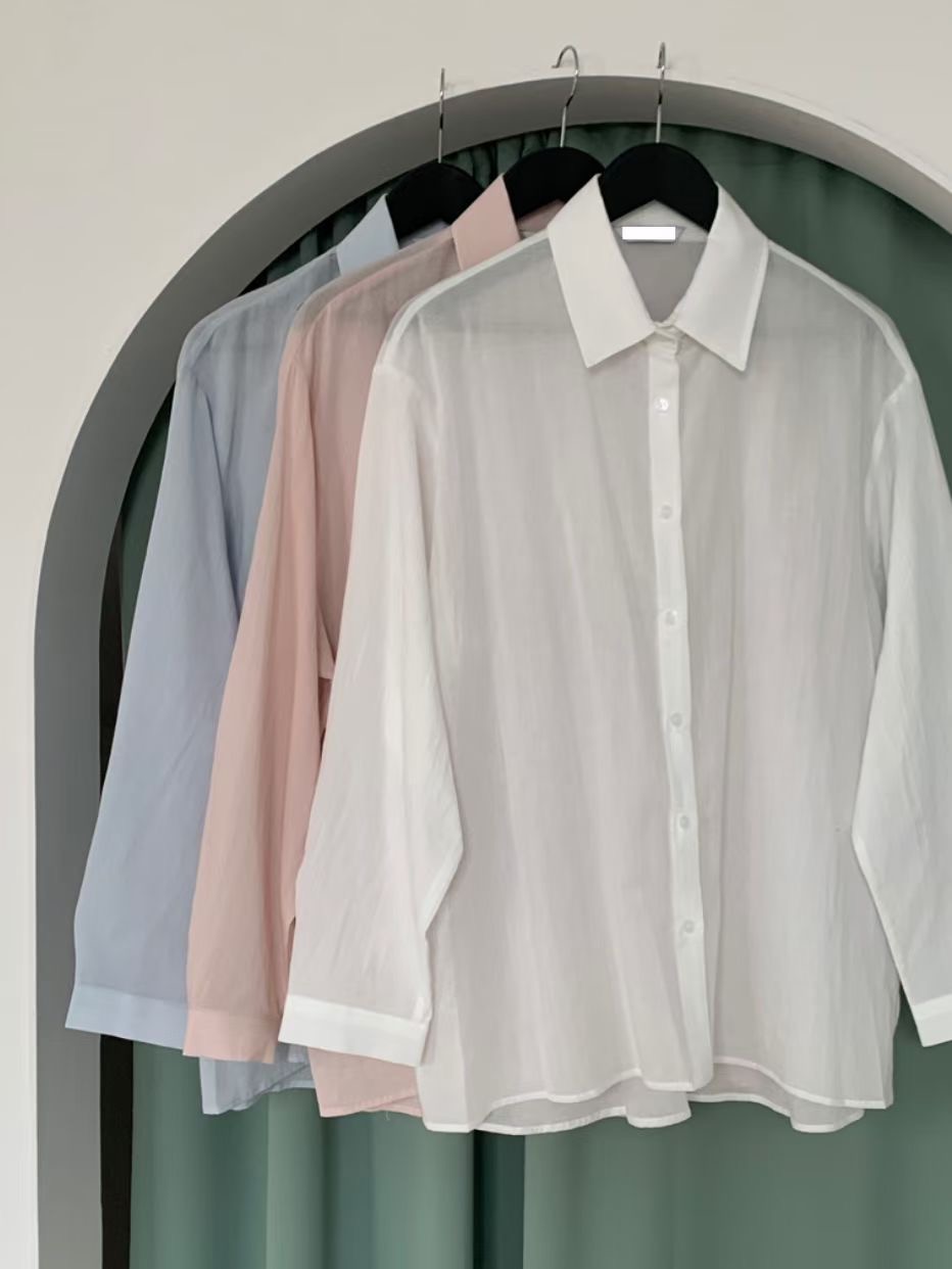 WEARME韓國直郵女裝新品人氣真品休閑25春夏時尚襯衫蕾絲衫WEARME襯衫/蕾絲衫