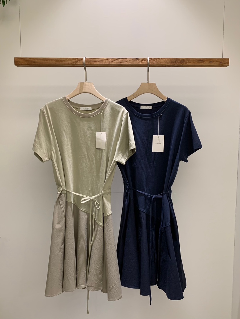 A P-STUDIO東大門直郵女裝新品25春夏推薦真品休閑連衣裙A P-STUDIO連衣裙