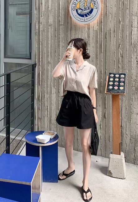 WEARME東大門代購女裝新品推薦時尚熱賣25春夏休閑人氣短褲WEARME短褲