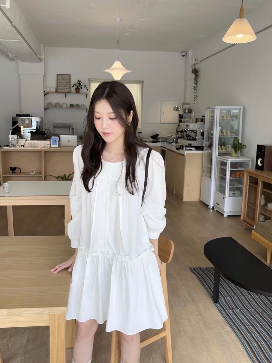 WEARME韓國直郵女士新款時尚人氣真品職業熱賣休閑25春夏連衣裙WEARME連衣裙圖色2