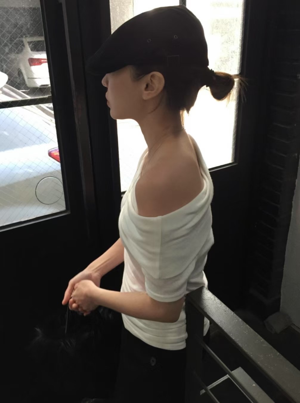 MONMOUTH東大門實拍女士新款時尚人氣推薦熱賣25春夏職業T恤MONMOUTHT恤