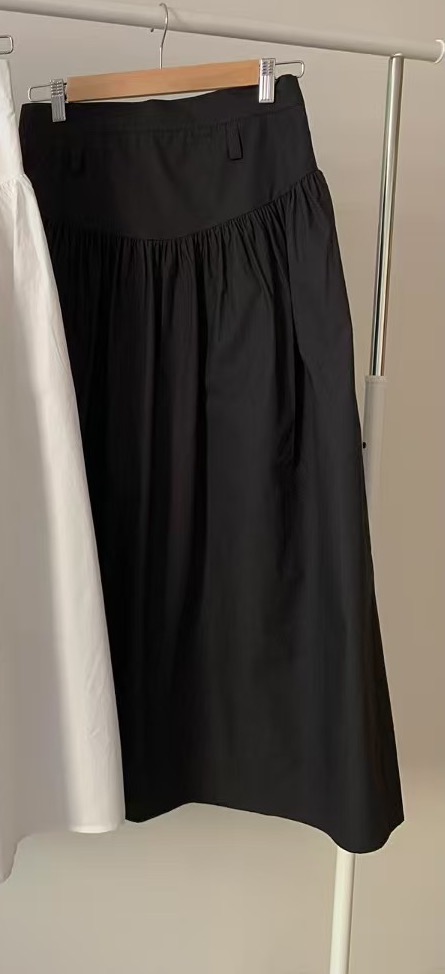 MONMOUTH東大門代購女裝新品真品25春夏熱賣休閑時尚職業長裙MONMOUTH長裙圖色2