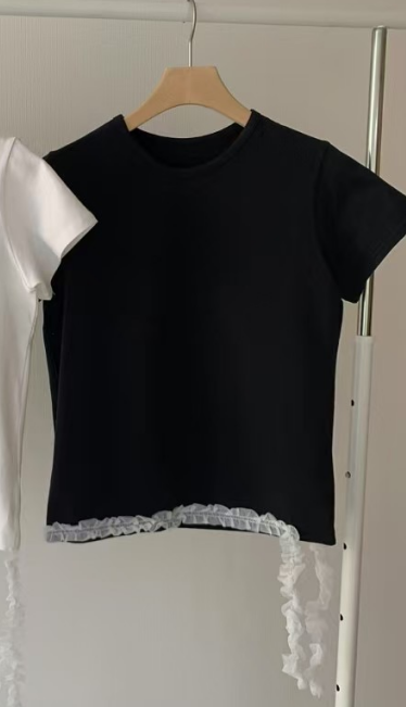 MONMOUTH東大門代購女裝新款真品熱賣25春夏時尚職業推薦T恤MONMOUTHT恤圖色2