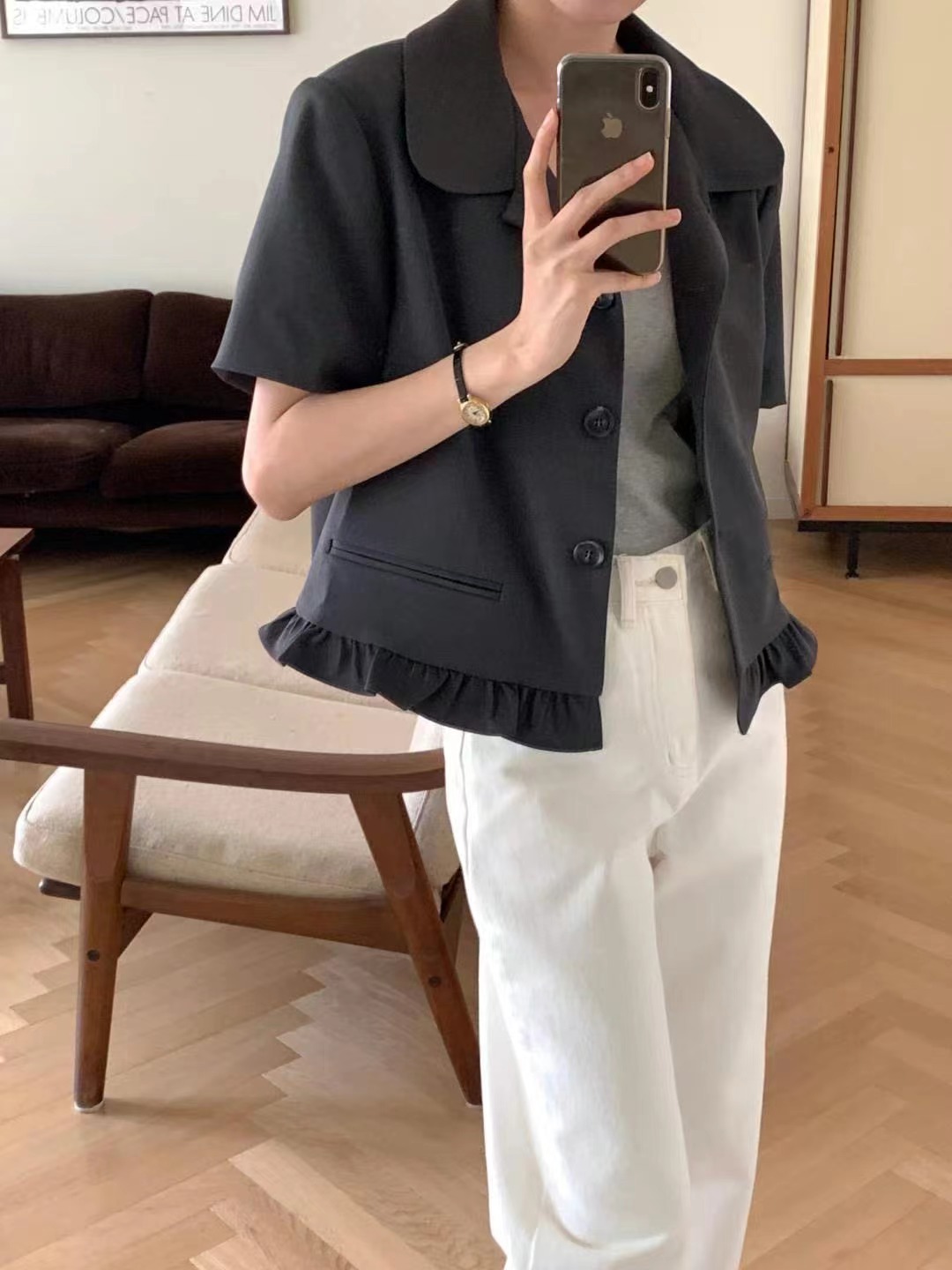 SALT.B東大門實拍女裝新款推薦熱賣休閑職業25春夏真品夾克SALT.B夾克