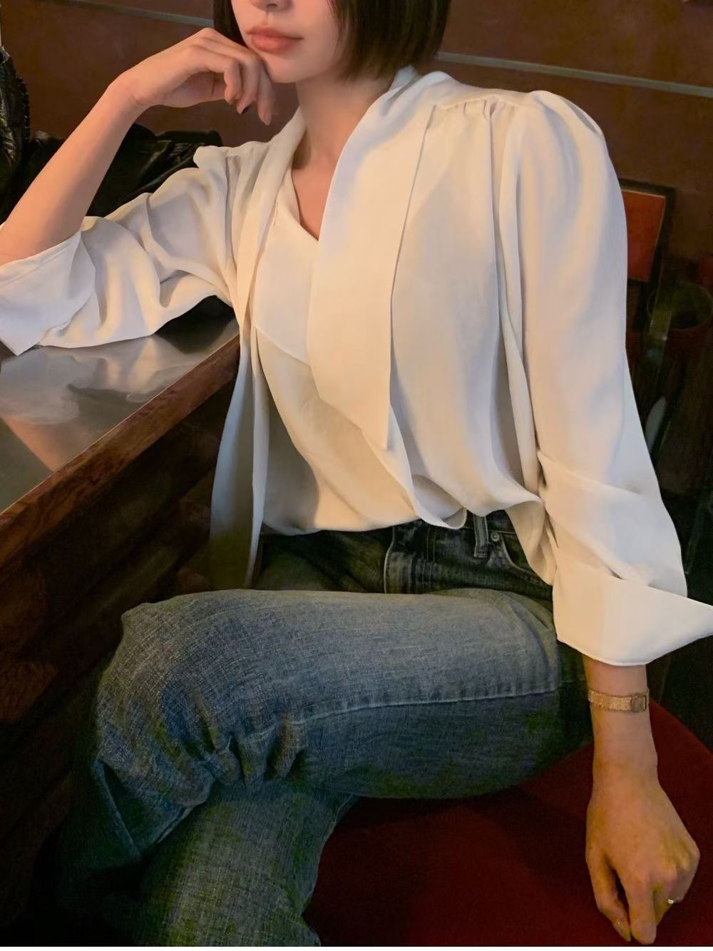 WEARME東大門直郵女士新品時尚人氣25春夏休閑熱賣襯衫蕾絲衫WEARME襯衫/蕾絲衫