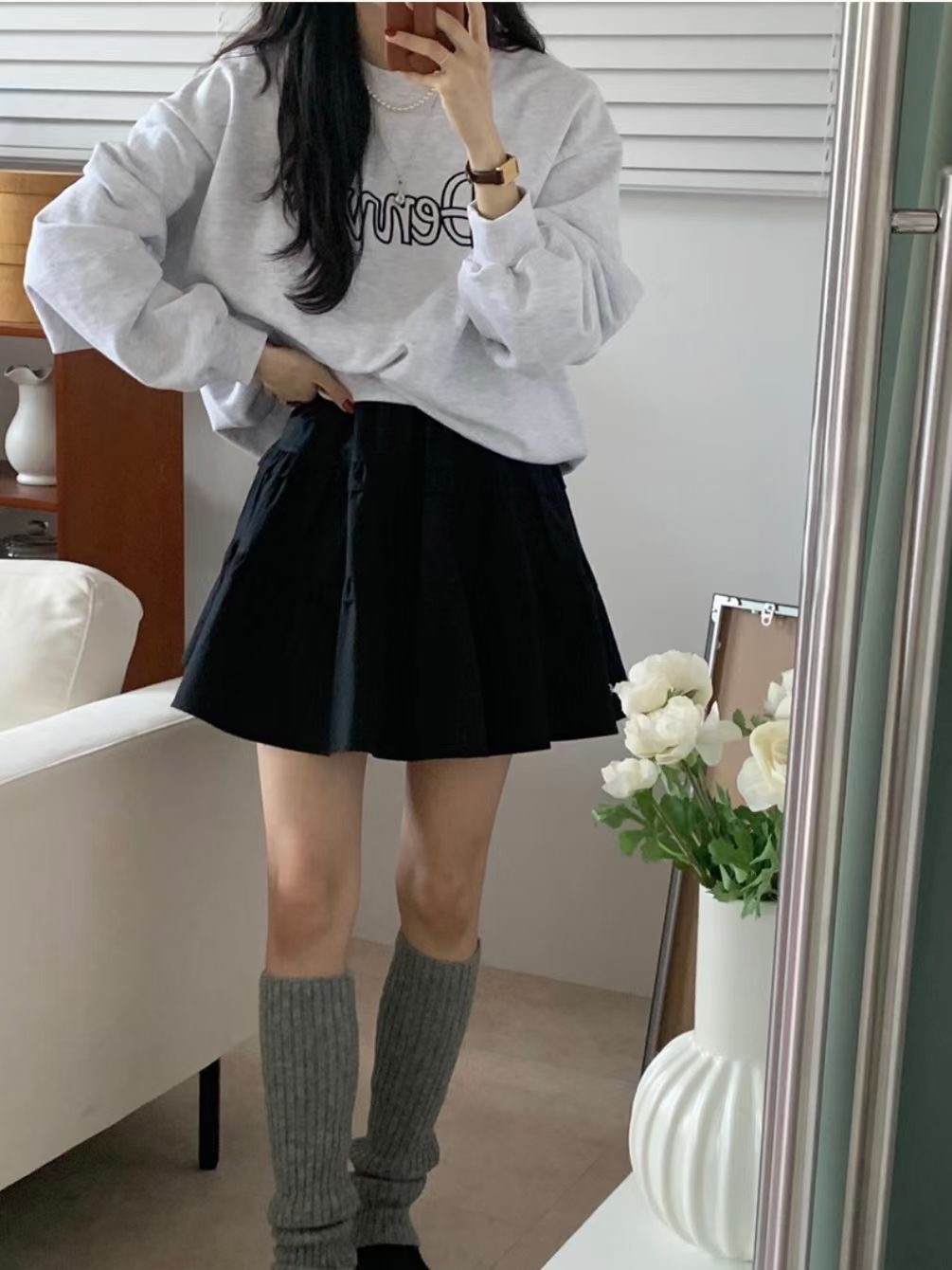 WEARME韓國代購女士新款休閑推薦職業人氣25春夏時尚衛衣刺繡WEARME衛衣