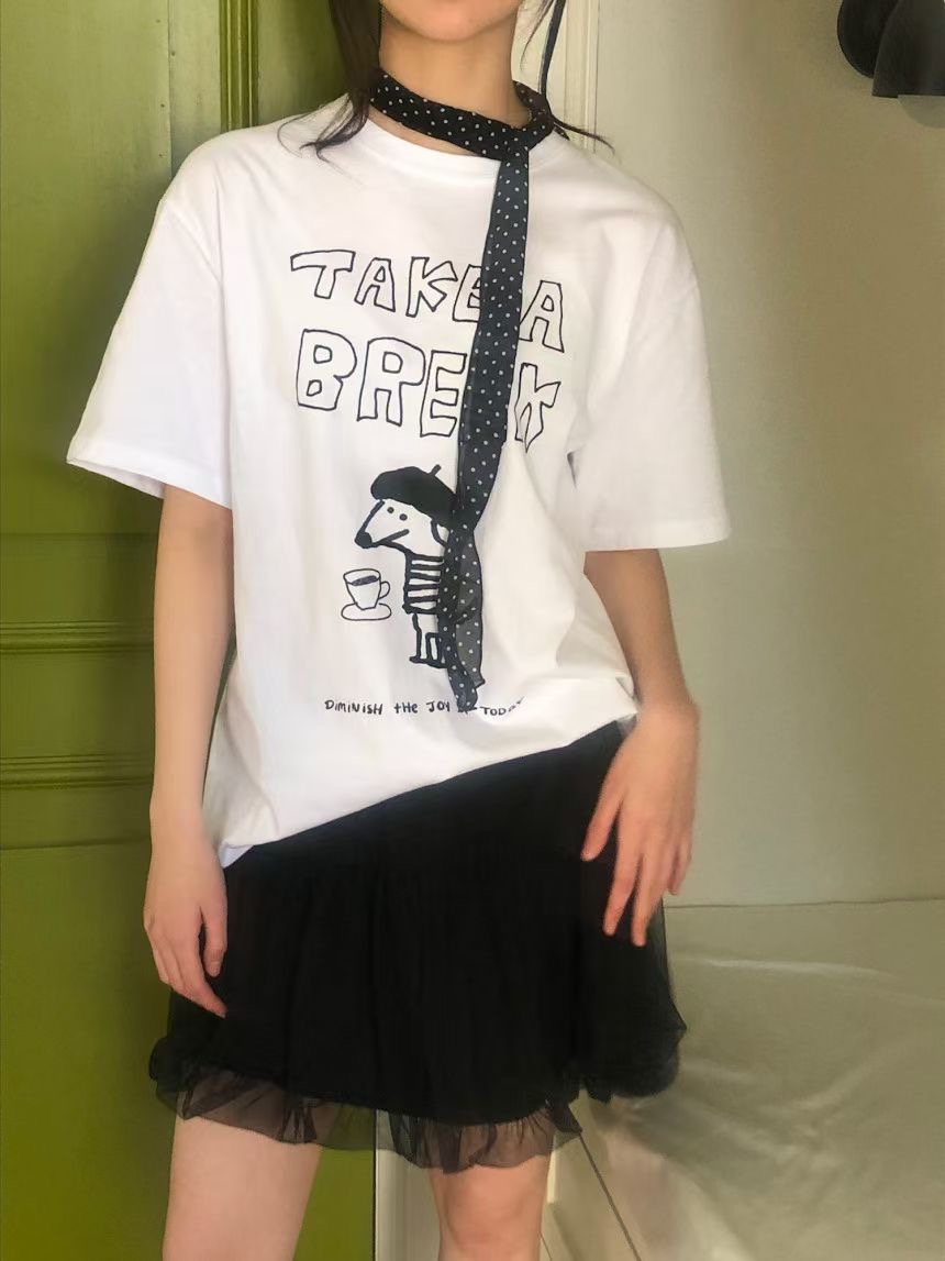 WEARME韓國直郵女士新款推薦熱賣真品25春夏時尚休閑人氣T恤WEARMET恤