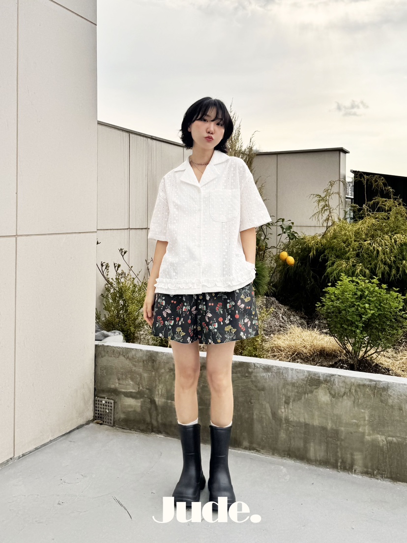 HEYJUDE東大門直郵女裝新款25春夏休閑推薦熱賣人氣襯衫蕾絲衫HEYJUDE襯衫/蕾絲衫