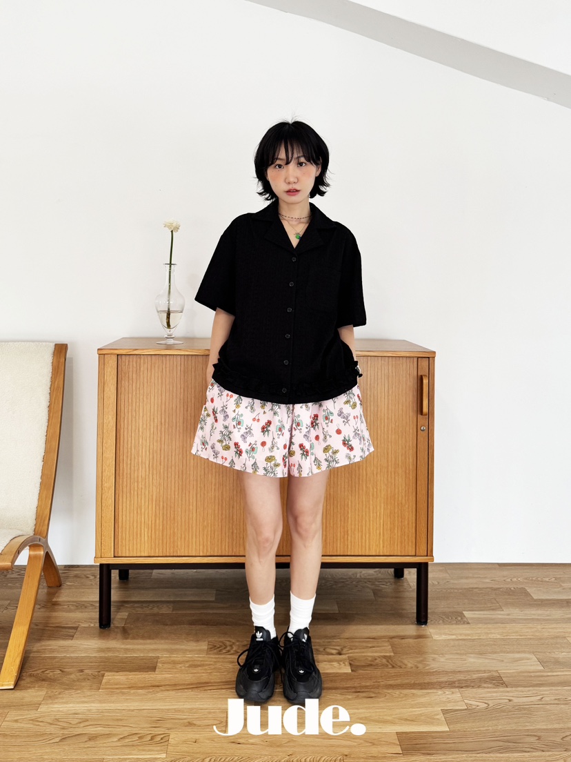 HEYJUDE東大門直郵女裝新款25春夏休閑推薦熱賣人氣襯衫蕾絲衫HEYJUDE襯衫/蕾絲衫圖色2