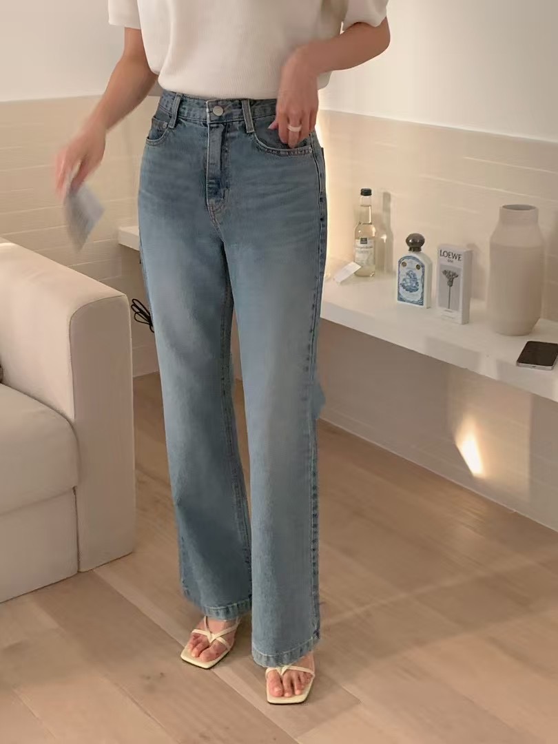 PROPER 프로퍼韓國代購女裝新款推薦熱賣職業25春夏牛仔褲復古PROPER 프로퍼牛仔褲