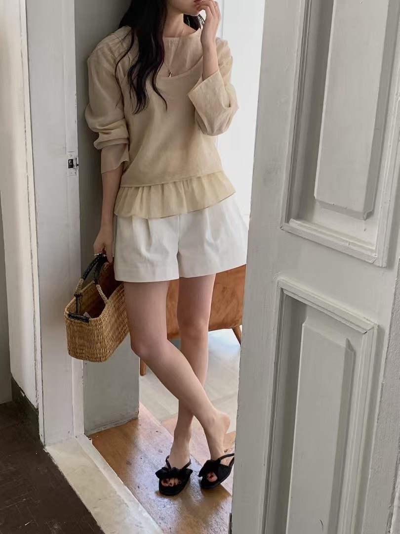 PROPER 프로퍼韓國代購女士新品休閑熱賣真品時尚套裝緊身PROPER 프로퍼套裝