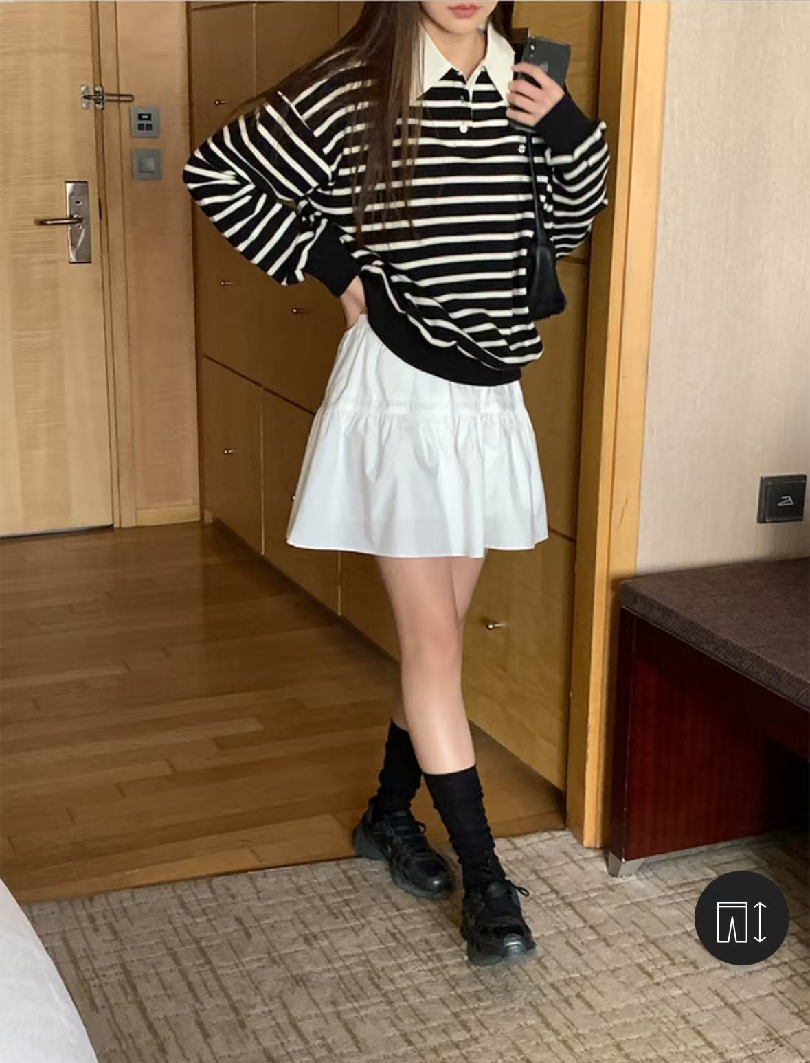 PROPER 프로퍼東大門實拍女裝新品人氣推薦熱賣職業25春夏短裙PROPER 프로퍼短裙