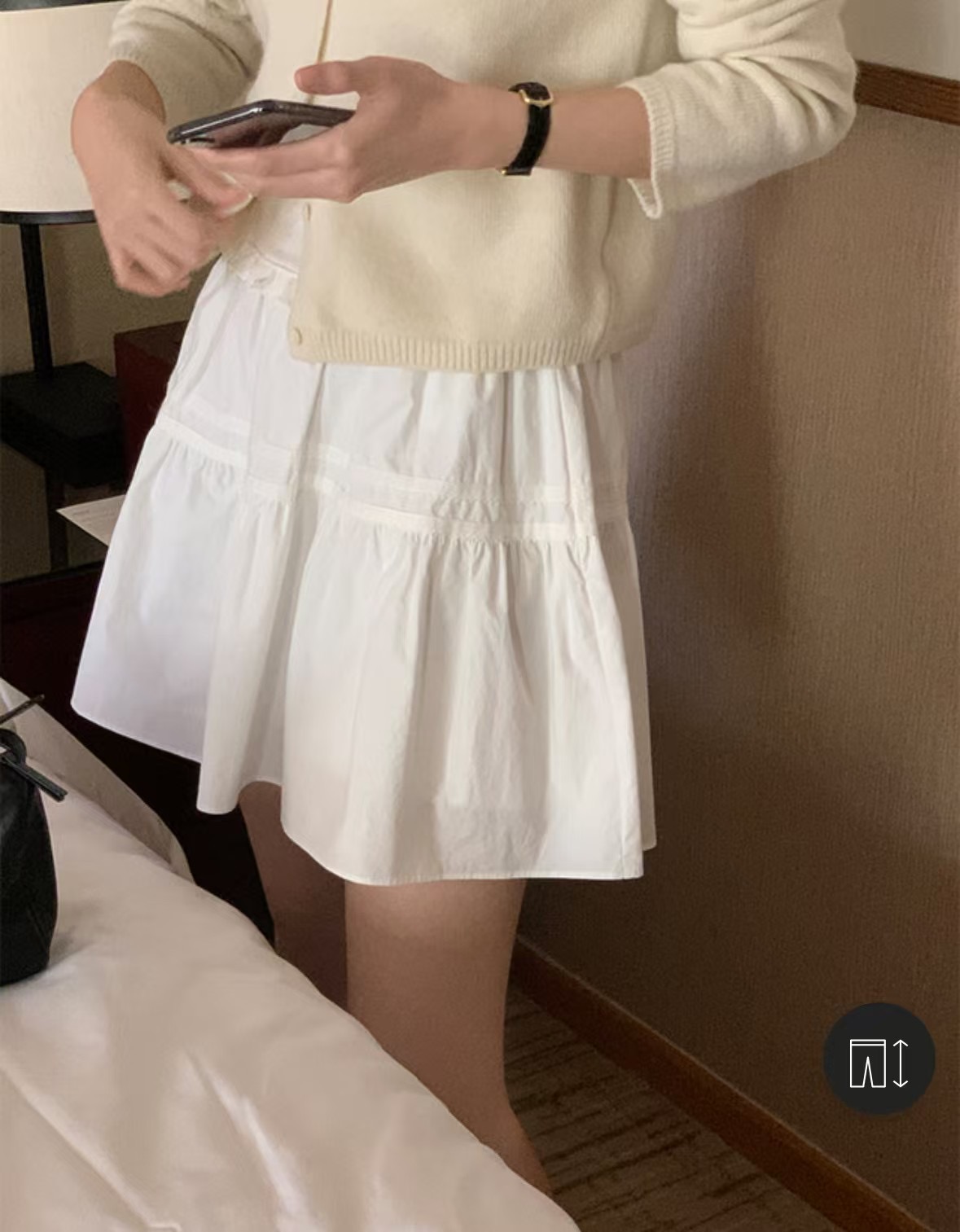 PROPER 프로퍼東大門實拍女裝新品人氣推薦熱賣職業25春夏短裙PROPER 프로퍼短裙圖色2