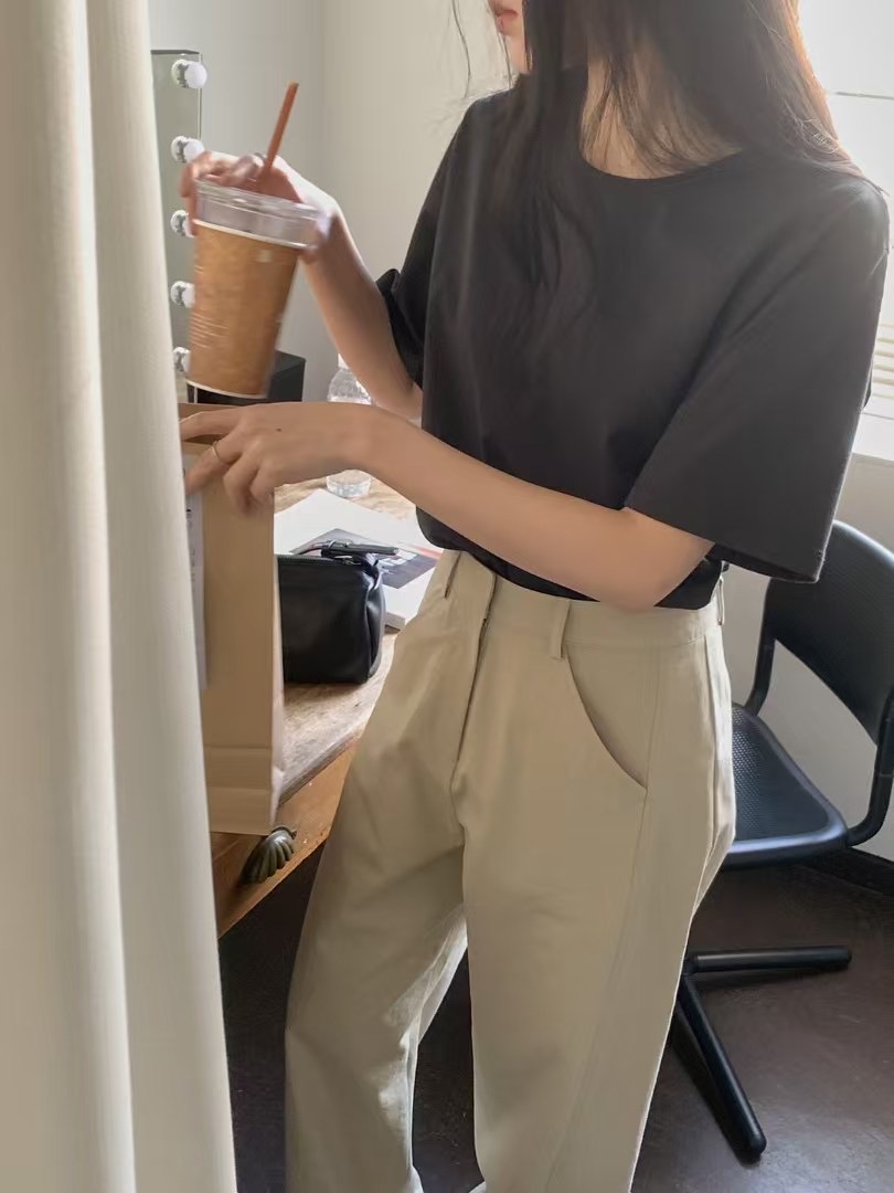 PROPER 프로퍼韓國直郵女士新品職業人氣25春夏熱賣時尚T恤PROPER 프로퍼T恤圖色4