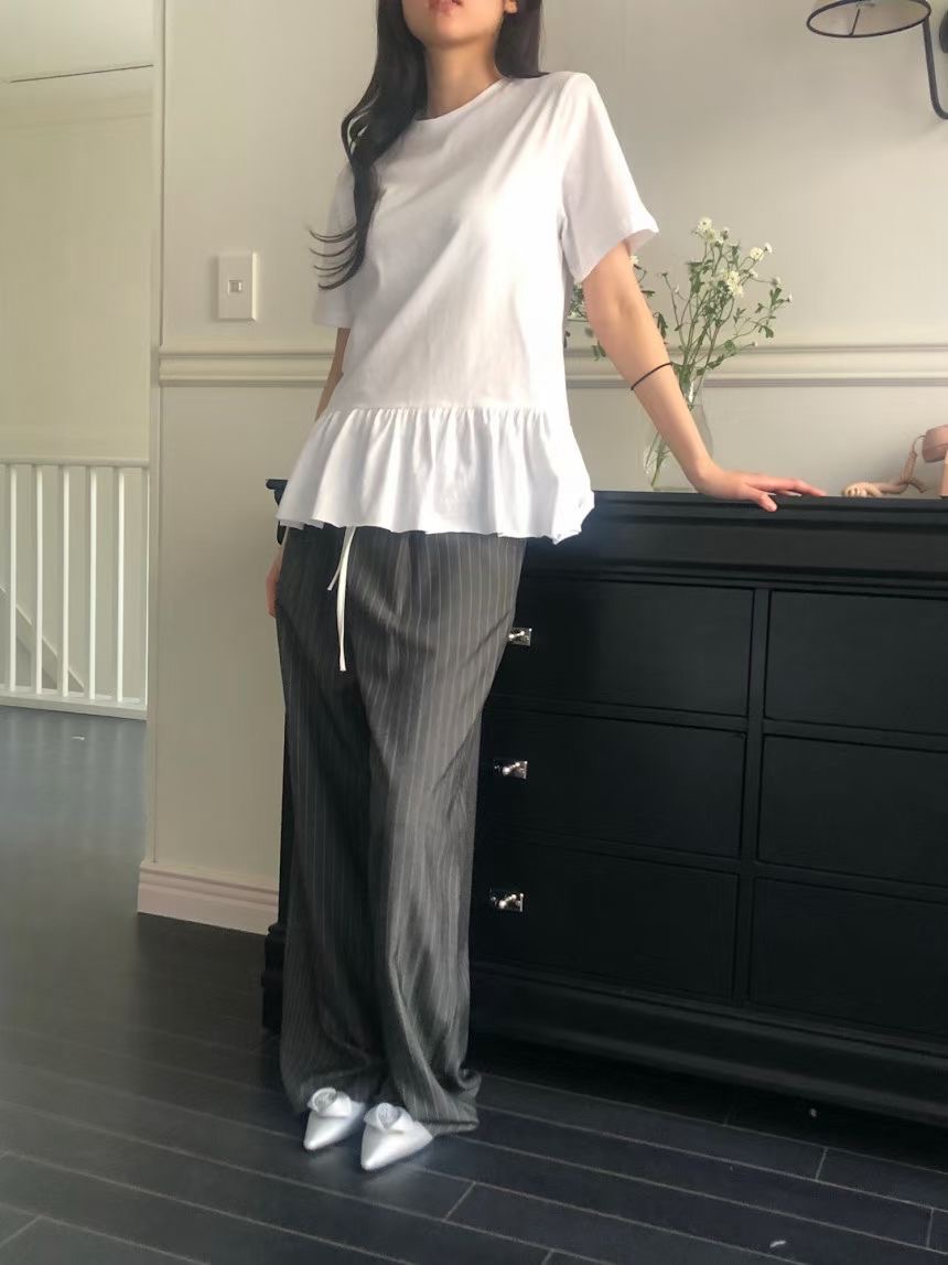WEARME韓國代購女裝新款熱賣真品休閑25春夏推薦職業時尚T恤WEARMET恤