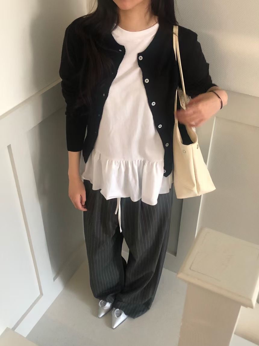 WEARME韓國代購女裝新款熱賣真品休閑25春夏推薦職業時尚T恤WEARMET恤