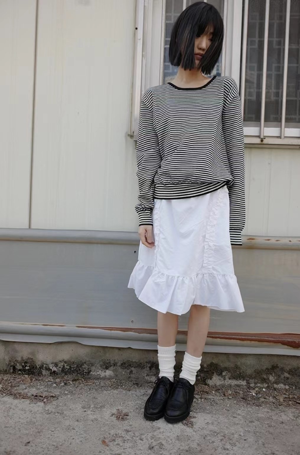 I I韓國直郵女裝新款時尚職業人氣25春夏真品半身裙中短裙ITSSONG半身裙/中短裙