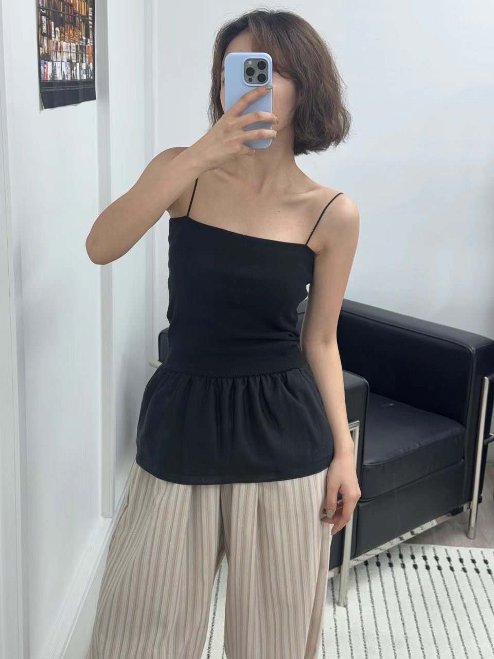 OLZE-올제-T東大門實拍女裝新款推薦熱賣休閑時尚吊帶背心OLZE-올제-T吊帶/背心