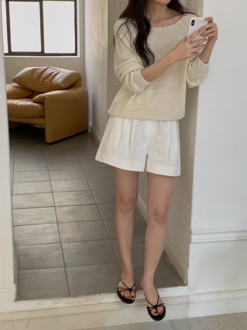PROPER 프로퍼東大門代購女士新款休閑職業25春夏熱賣短褲PROPER 프로퍼短褲