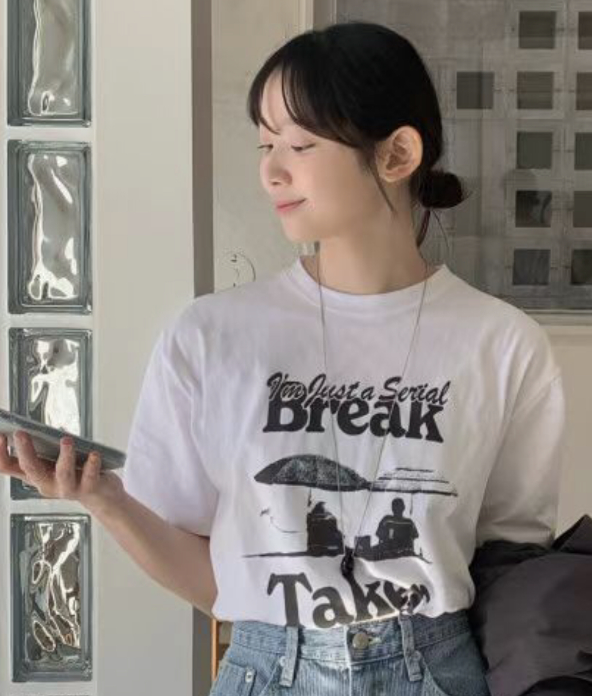WEARME東大門代購女士新款時尚職業真品熱賣休閑推薦人氣T恤WEARMET恤圖色2