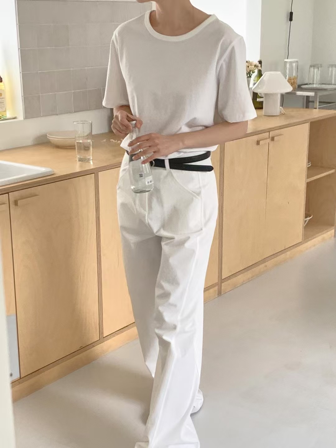 PROPER 프로퍼東大門直郵女士新款休閑職業休閑褲不含腰帶PROPER 프로퍼休閑褲
