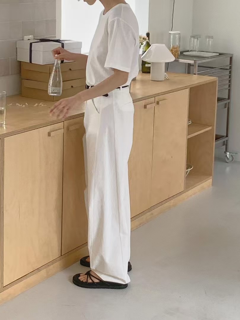 PROPER 프로퍼東大門直郵女士新款休閑職業休閑褲不含腰帶PROPER 프로퍼休閑褲