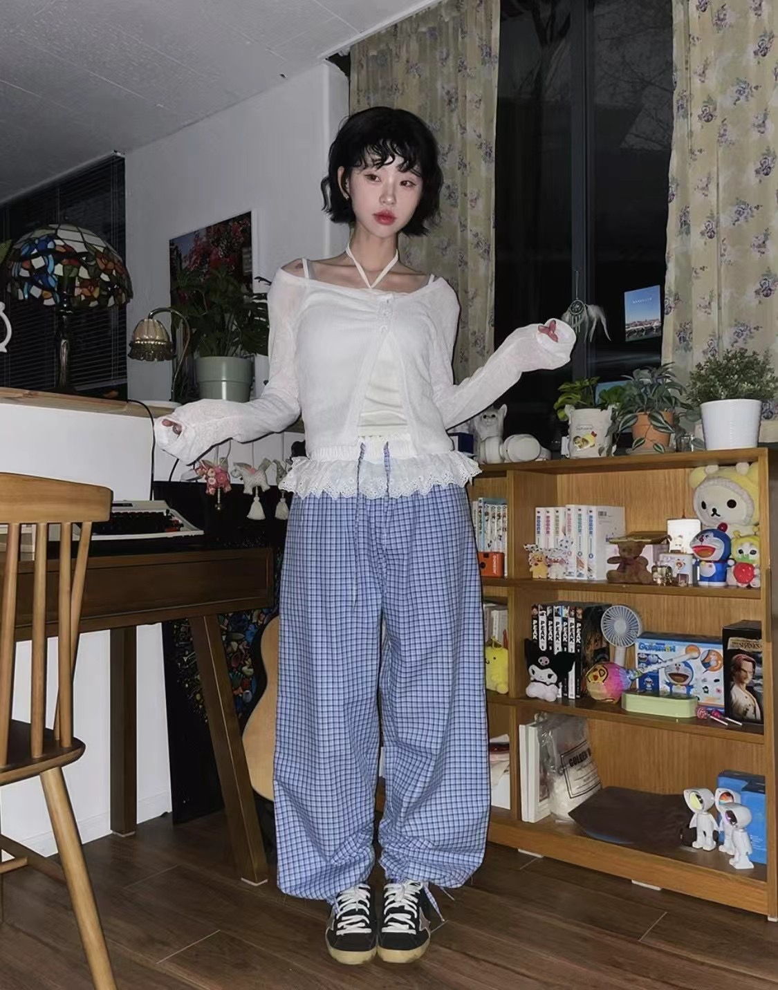 I I東大門直郵女裝新品人氣休閑熱賣職業推薦時尚25春夏休閑褲ITSSONG休閑褲