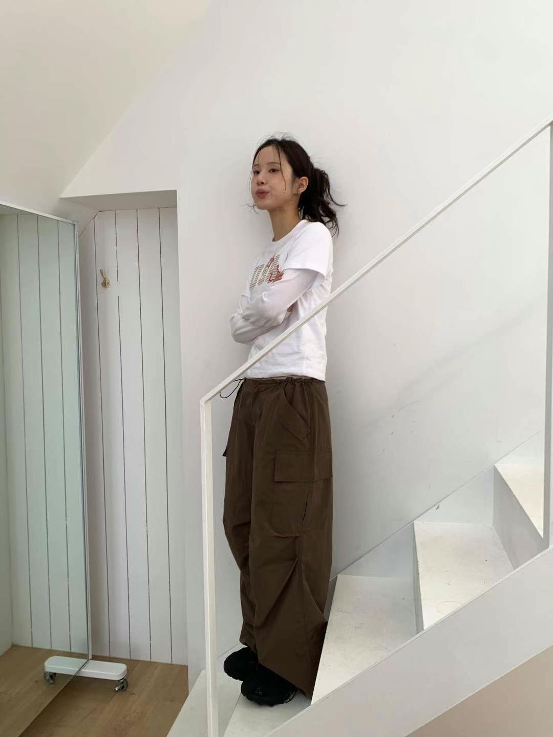 THENEEDS東大門代購女士新品25春夏人氣時尚推薦真品休閑褲THENEEDS休閑褲