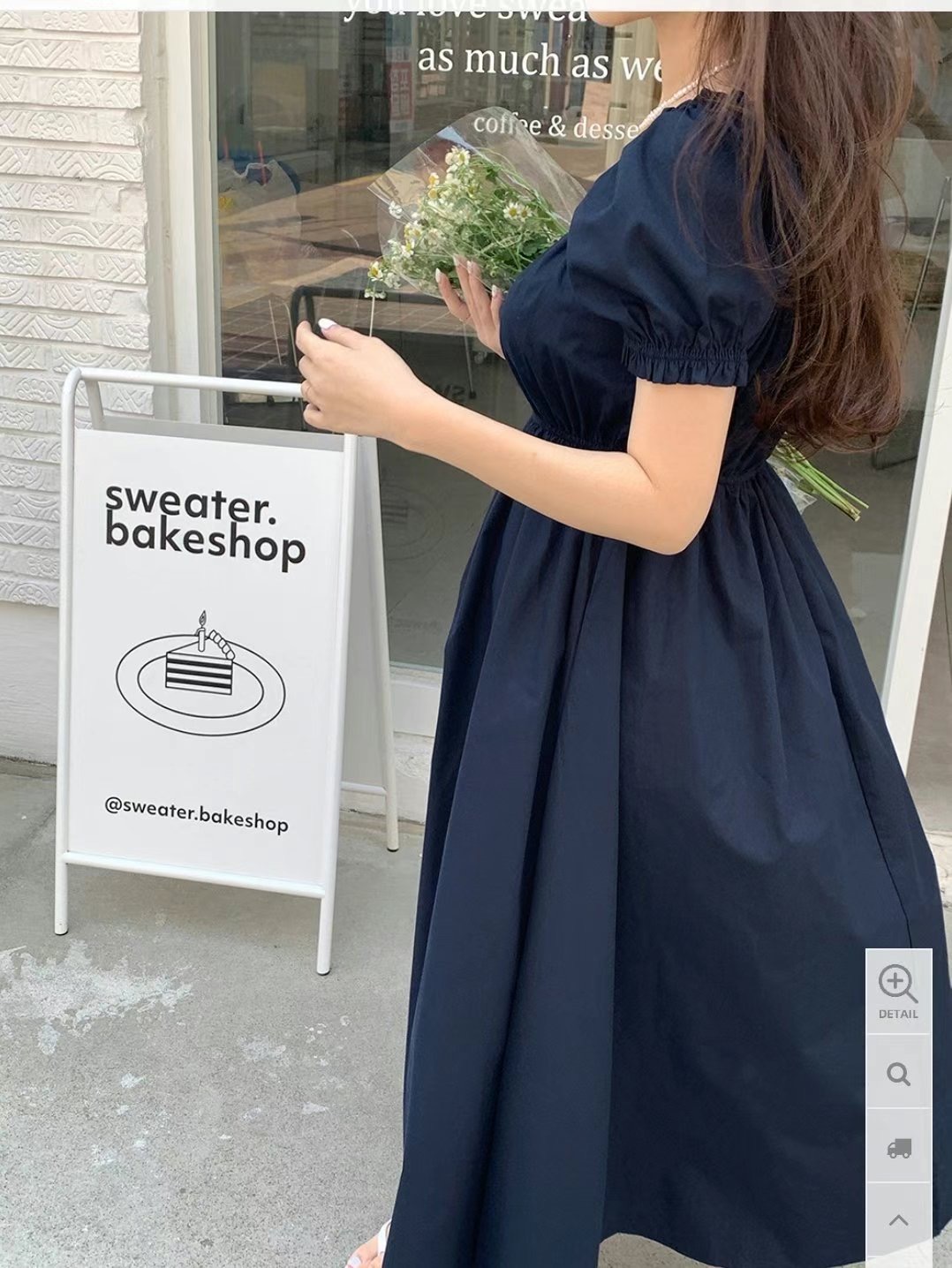 YOU ARE BEAUTIFUL韓國代購女裝新款25春夏真品時尚連衣裙YOU ARE BEAUTIFUL連衣裙