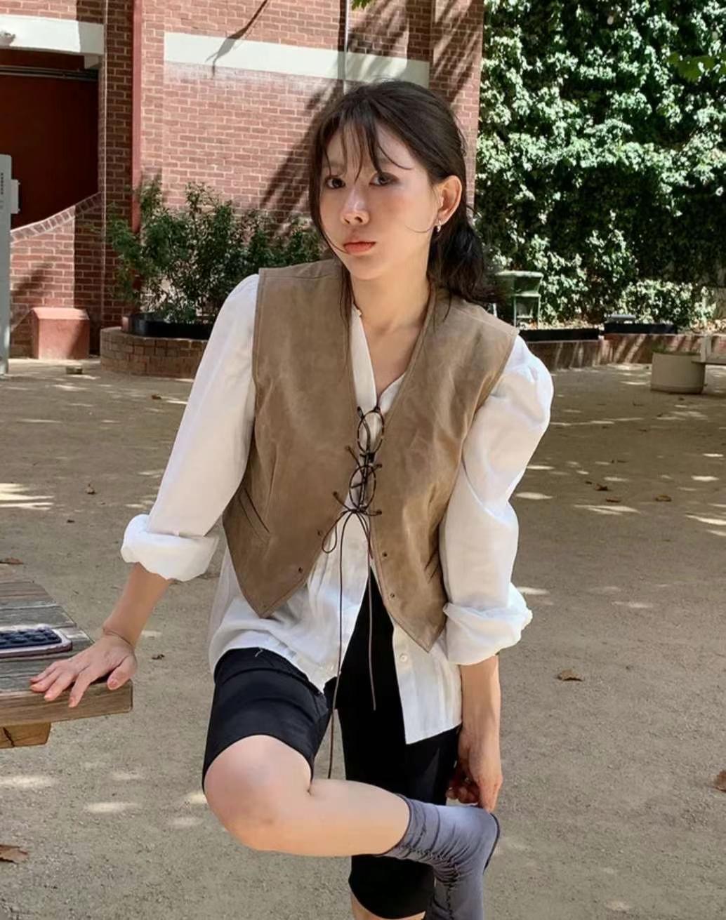 THENEEDS東大門直郵女士新款25春夏推薦真品熱賣時尚職業馬甲THENEEDS馬甲圖色2