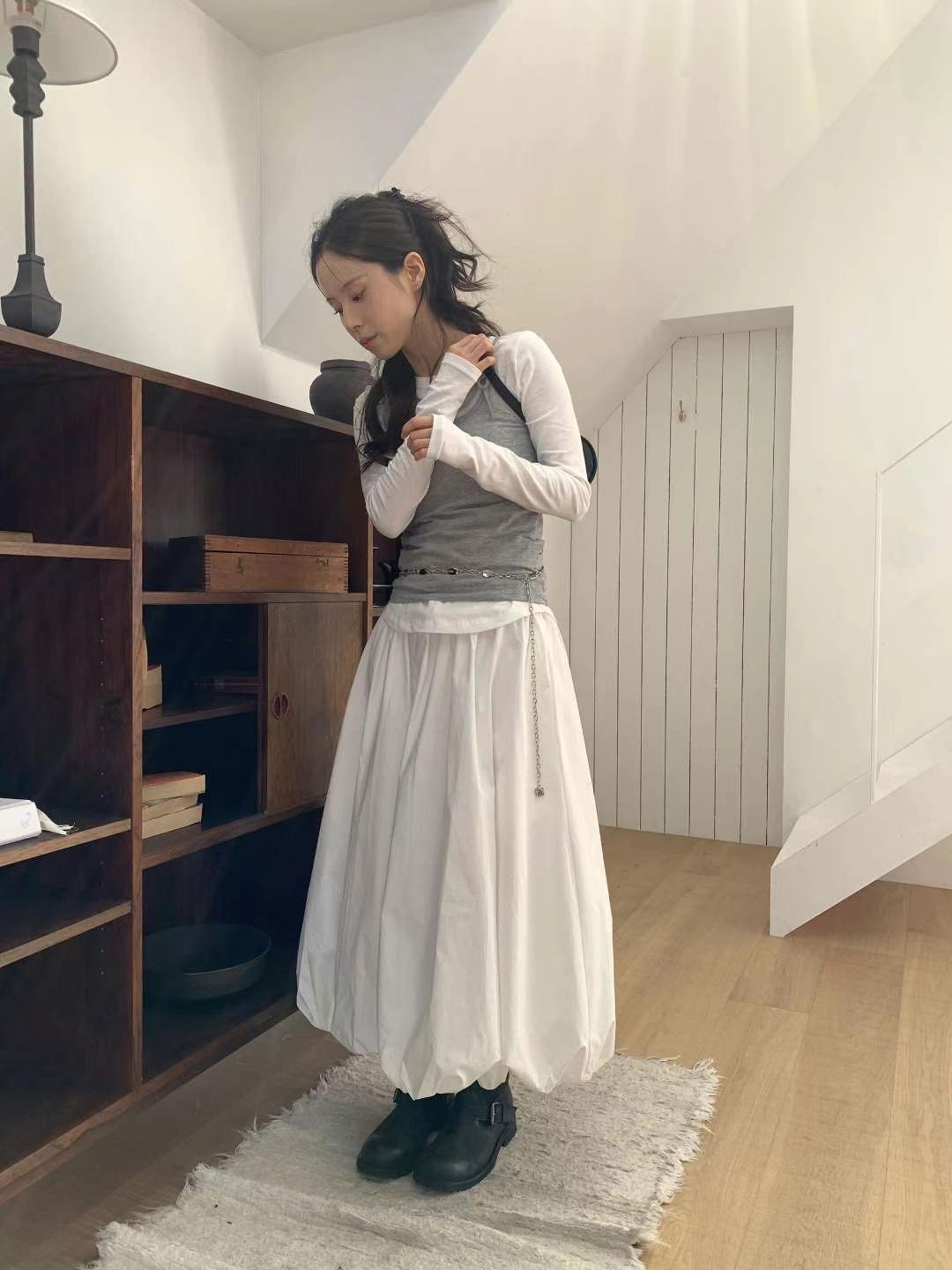 THENEEDS東大門實拍女士新品真品推薦時尚職業25春夏人氣長裙THENEEDS長裙
